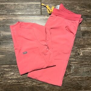 Coral Fig Scrubs- Catarina and Kade pants Size Small Tall